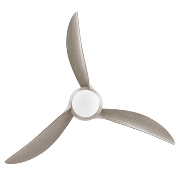 Aviator 52" Coastal Vintage Iron/Plastic Mobile-App/Remote-Controlled 6-Speed Retro Swirl Integrated LED Ceiling Fan - JONATHAN Y